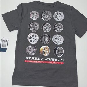🔥Gray Street Wheels Graphic T-Shirt Sz M 10/12 New